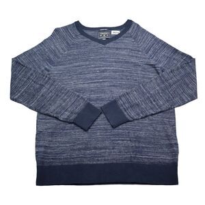 American Eagle Shirt Mens Large Blue Sweater Long Sleeve Pullover Crew Casual